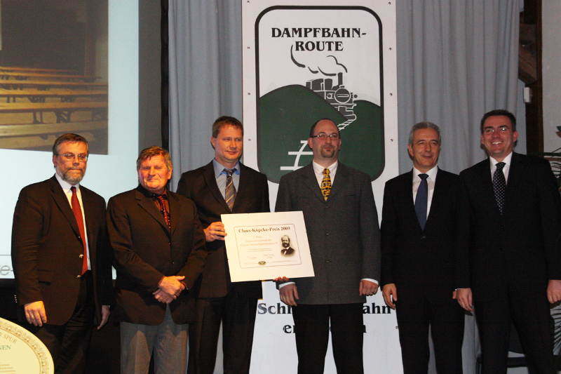 2009 erhielt unser Verein bei der Claus-K&ouml;pcke-Preisverleihung den 2. Platz mit dem Projekt