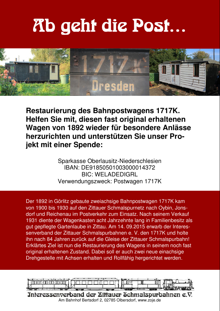 Ab geht die Post 2015