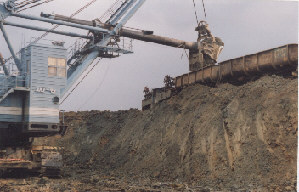 Abraumzug am Bagger 4 U4