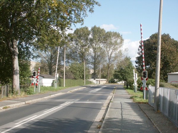 Level crossing 'Br&uuml;ckenstra&szlig;e'