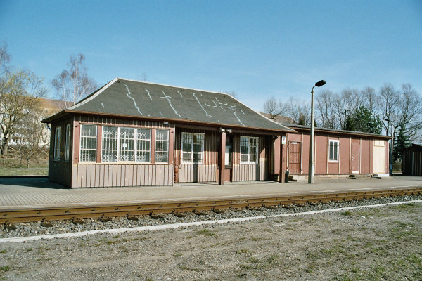 The building of the station Zittau South