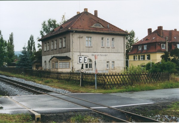 Das Stationsgeb&auml;ude von Olbersdorf Niederdorf ist heute in Privatbesitz.