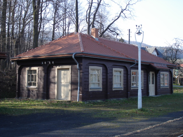 The old station building
